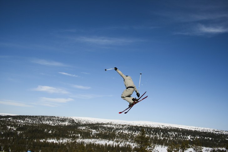 En bild på brorsan i tandådalens park. Foto: Dennis Gustafsson. Åkare: Robin Gustafsson.