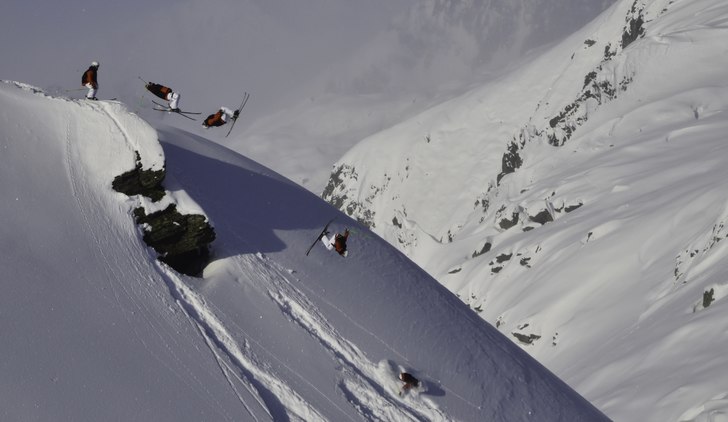Perfekt dropp som fick avsluta en perfekt vecka i . Foto: Oskar Cedergårdh med hälp. Åkare: Max Ahlberg.