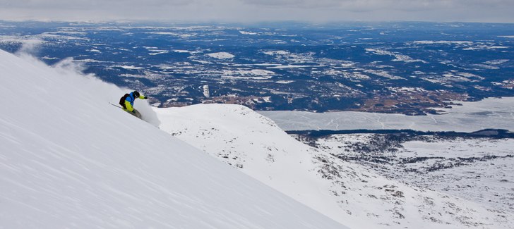 Fin dag i åre, det hade drivit massa snö på bak. Foto: Marcus Olsson. Åkare: Fredrik Nordqvist.