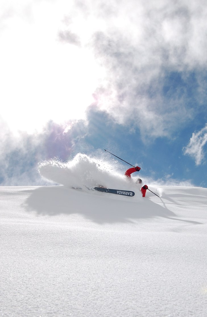 Fresh Pow här nere i Nya Zeeland! : ). Foto: Adam Falk. Åkare: Jacob Wester.