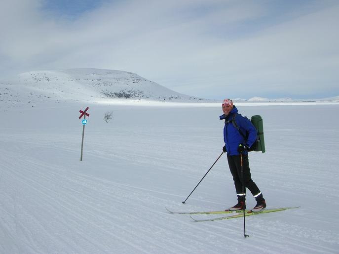 En dag i Funäsfjällen, fika m kaffe o bullar i v. Foto: Eva H. Åkare: AM.