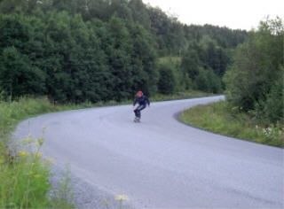 Longboard. Foto: Barbro Fredriksson. Åkare: Katrin Wikström.