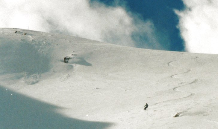 Tove drar en repa i Val Cenis. Foto: Marcus Bergman. Åkare: Tove Fritzell.