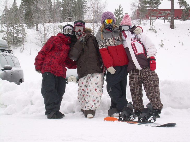 Åkare: Karin , jag , Elin & Anna :).