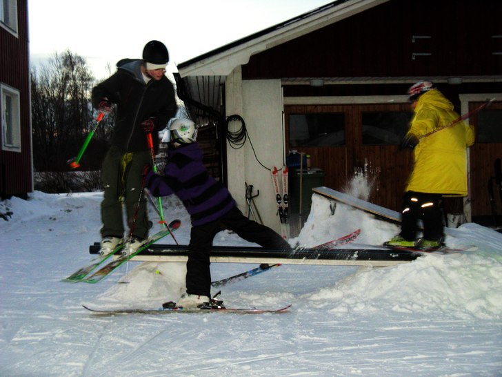 En rolig railline.. Foto: Tommie (Jag). Åkare: Filip Jocke och Ica.