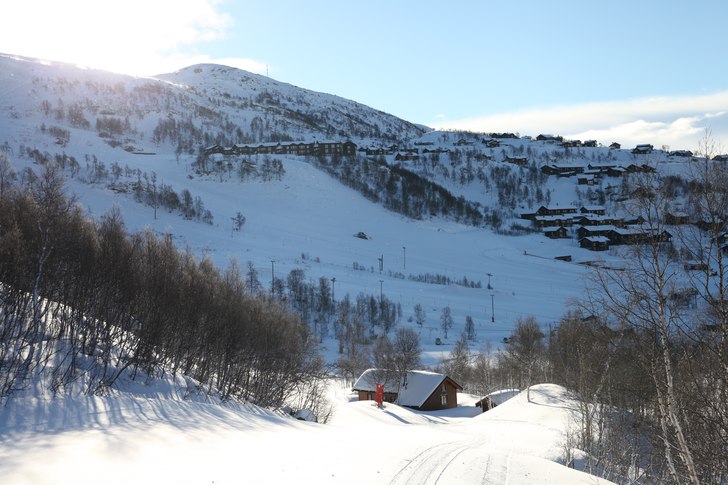 Finne bakker idag.  10cm snøpåfyll igår. 
.