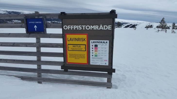 Start från liften E8an..