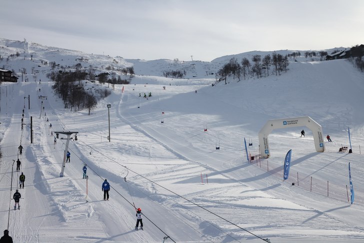 Haukelirennet Alpin.
.