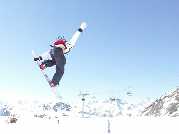 Jag i Ischgl. Foto: Lasse Ewald. Åkare: Victor Ewald.