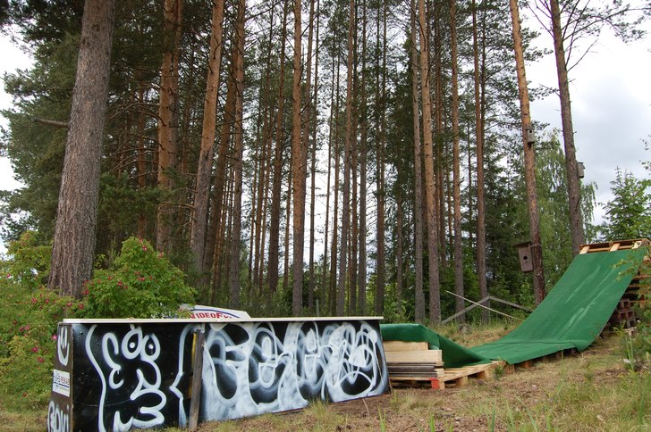 Summer rail setupen äntligen klar . Foto: lalalalla. Åkare: allalalalaal.