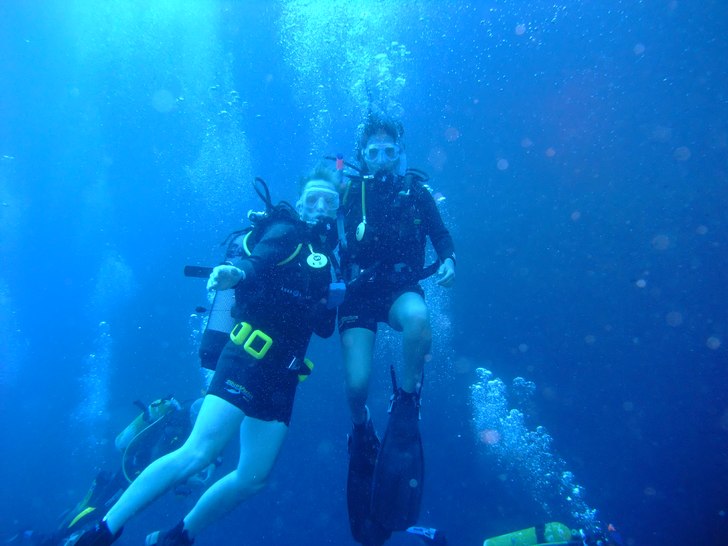 Blue hole.. Foto: Graham Long. Åkare: Andreas & Hoda Yarmohamadi.