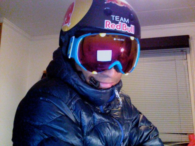 nya hjälmen. Foto: calleq. Åkare: calle holmgren.