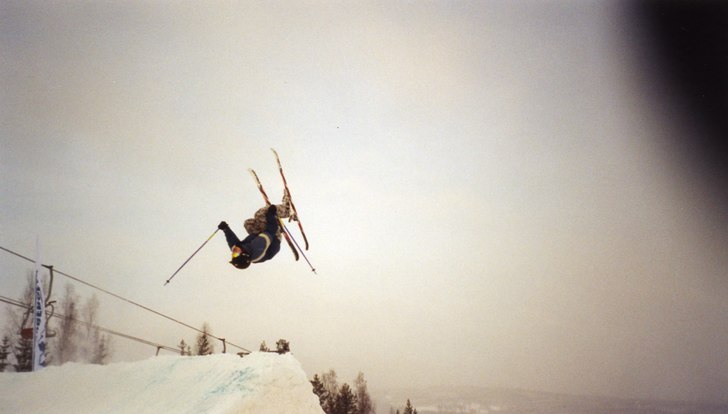 backflip. Foto: anders myrén. Åkare: Stefan myrén.