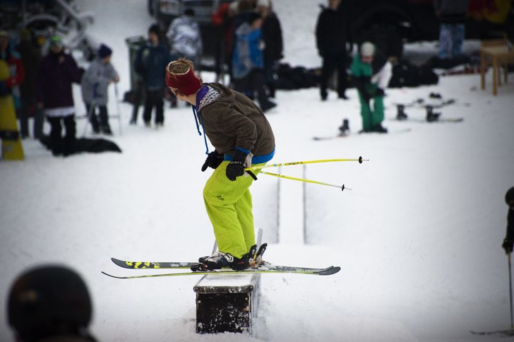 Väsjö Railjam 2010. Foto: Pax Engström Nyström. Åkare: Okänd.