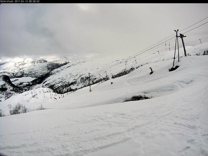 Åpent hver dag i påsken!
Nå er det 0 grader, sv.