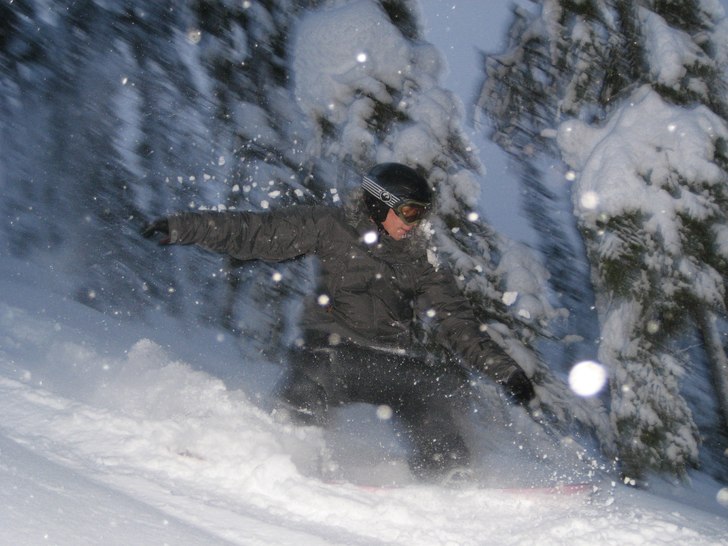 Bra med snö i Hundfjället. Foto: Marcus Andersson. Åkare: Andreas Höjvall.
