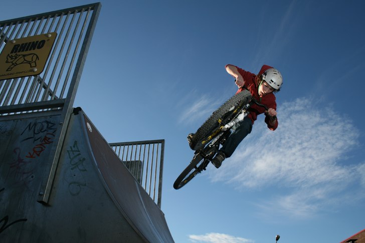 Peter kör lite QP. Köttfärs med kaviar.. Foto: Simon Berggren. Åkare: Peter Wahlström.