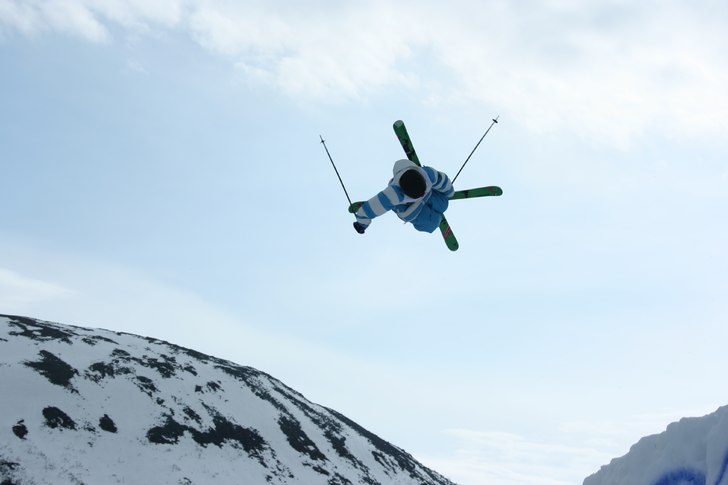Från Bydalen Big Air. Foto: Gustav Ekroth. Åkare: Jesper Tjäder.