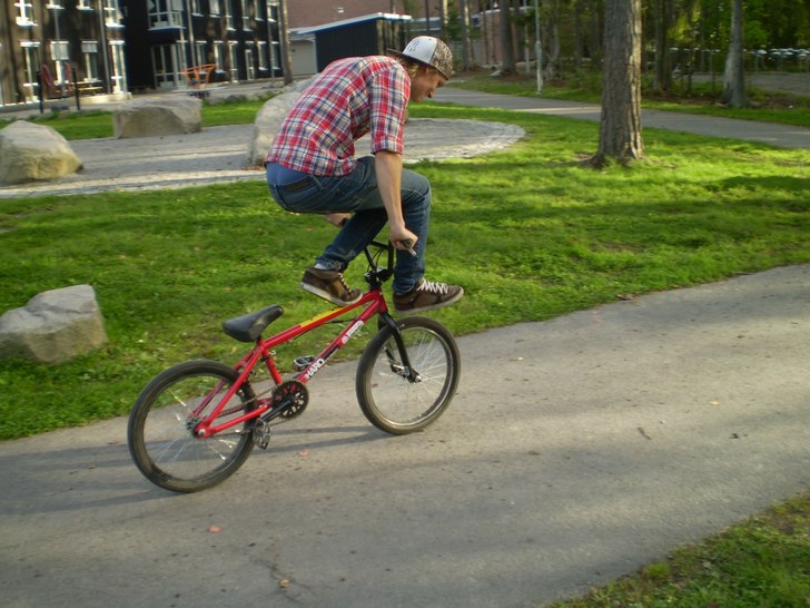 kul trick. Foto: Victor. Åkare: jag.