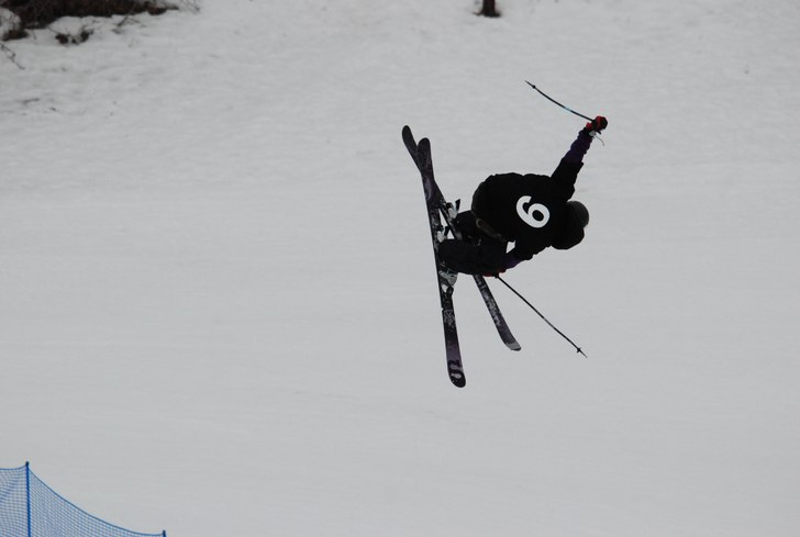 Bruket Big Air 13/3 2011. Foto: Peter Broström. Åkare: Ludwig Forsgren.