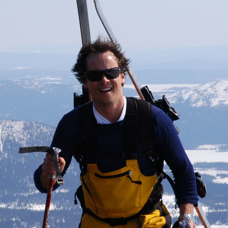 Topptur i Kittefjäll. Foto: Pontus Johansson. Åkare: Sighsten Dahl.