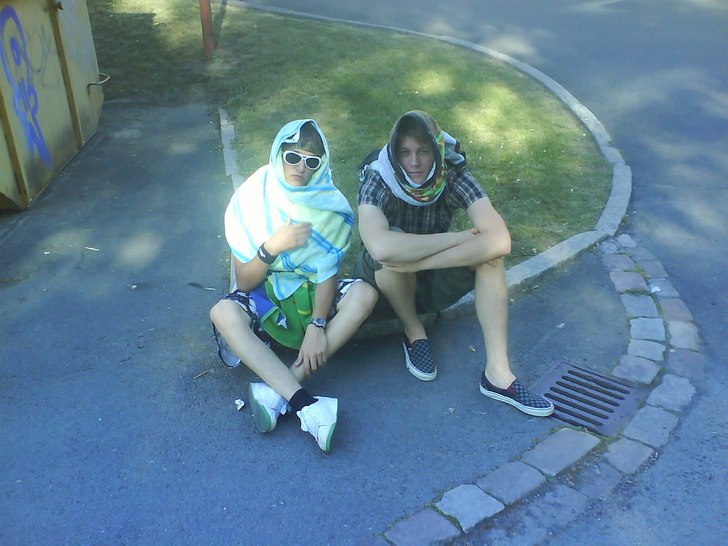 jag å olof. Foto: vet inte.