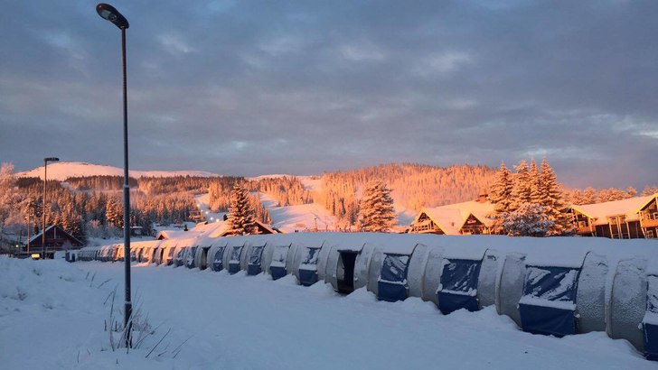 God søndag!
Trysilfjellet ligger badet i morgenso.