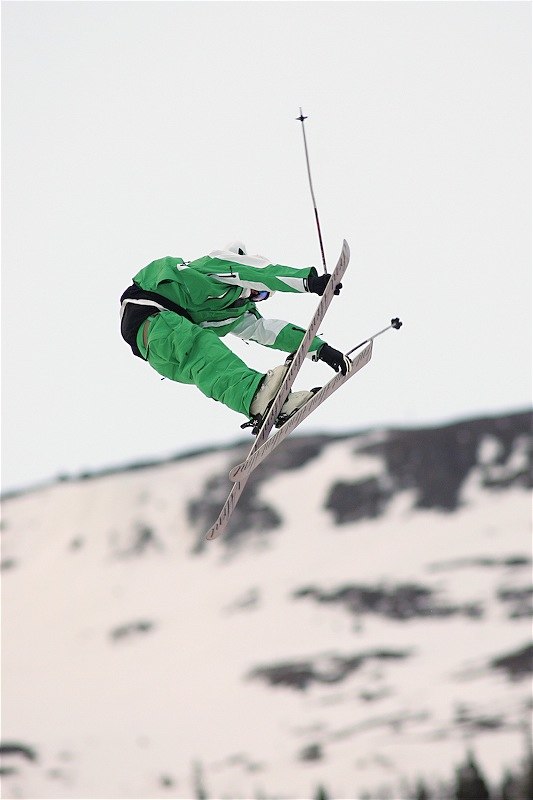 Cleanaste trucken av T-W. Foto: www.mediafix.se(min pappa). Åkare: Tom Wallisch.