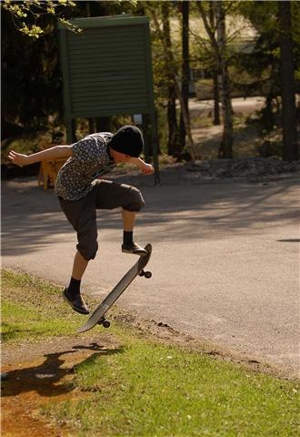 Hög ollie no fot. Foto: Stefan Hamreus. Åkare: Malte HAmreus.