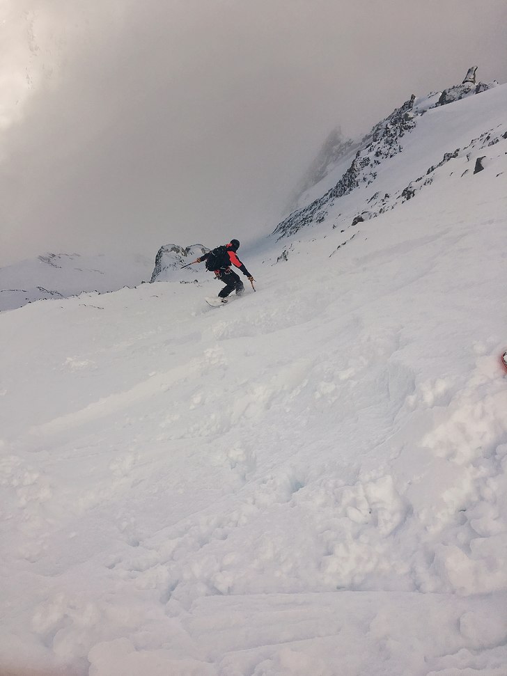 Burken på Les Cortes - NE. Foto: Fritz Säfström. Åkare: Sebastian Borg.
