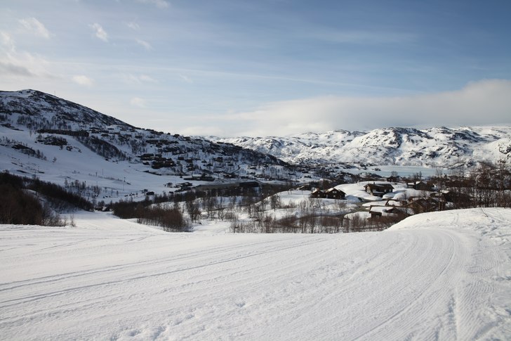 Strålande vær over Haukelifjell.
.