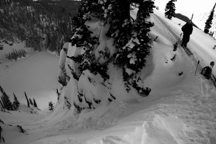 Ner mot Greelysjön. Foto: Rikard Wennberg. Åkare: Sebastian Arnehed.