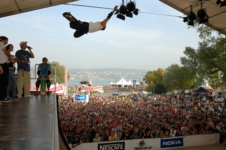 Foto: Marc Zander. Åkare: Entertainer Sergie Ventura (USA) once again featured a big show.