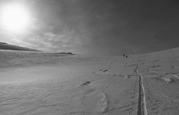 Vassitjåkka. Foto: Gustav Holmer. Åkare: Erik Nyberg med flera.