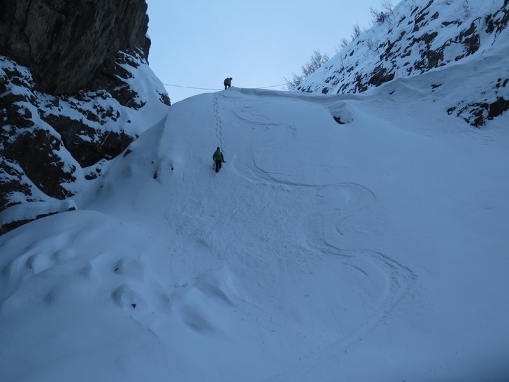 Approachen kan göras i oblåsigt borgeligt väder. Foto: tryggve tirén.