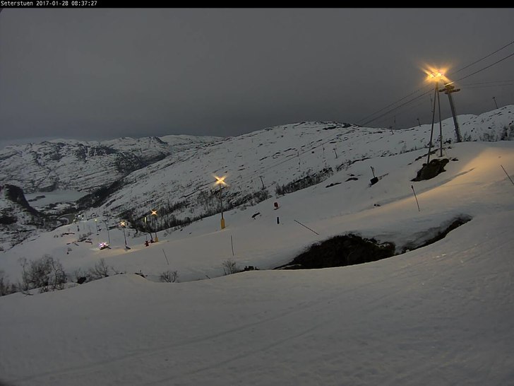 Lørdag 28.januar
I dag er det -1 grad og overskye.
