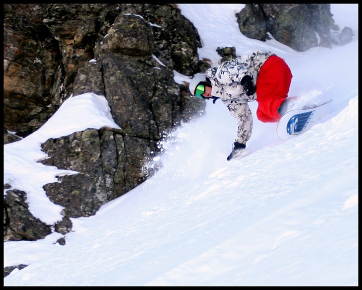 myser lite i en korridor i gaschurn.. Foto: Lars Croy. Åkare: Rickard Croy.