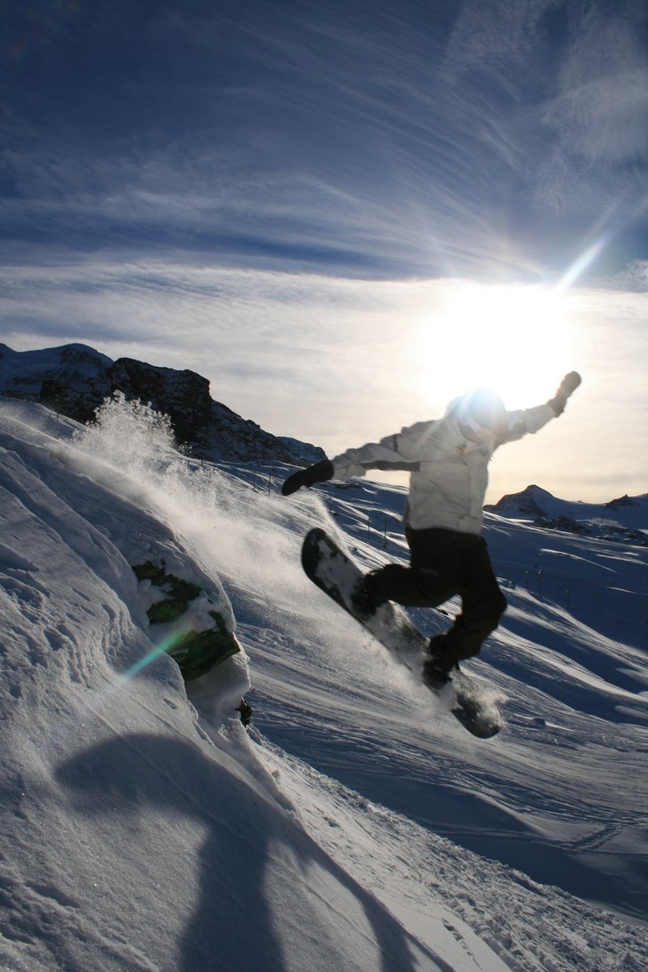 Solnedgång, sista åket för dagen. Foto: Marcus Andersson. Åkare: Adam Jonsson.