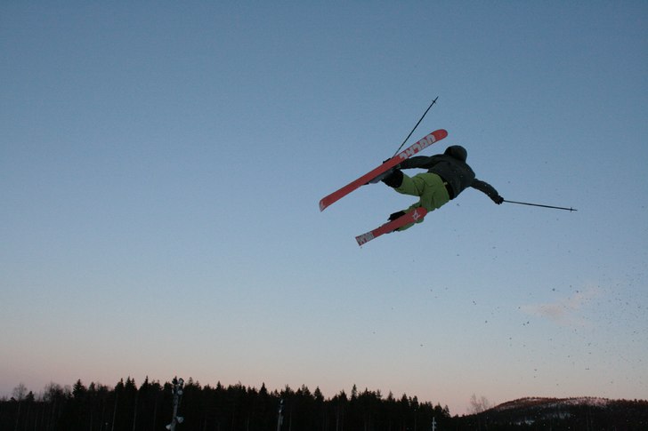 Ska vi kalla det en superman? Ehm nä!. Foto: Agnes Möller- Andersen. Åkare: Anton Möller- Andersen.