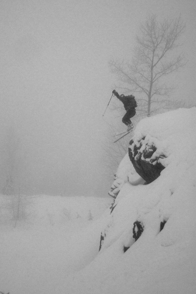 Mats leker i gruvschakten på red. Foto: Daniel forsberg. Åkare: Mats Wilen.