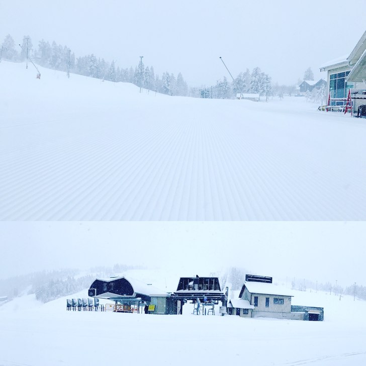 Snø og fine forhold ????????????????
Jippi!! Orde.