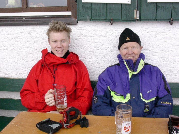 Skål. Foto: Ulrika Jansson. Åkare: Me and my dad.