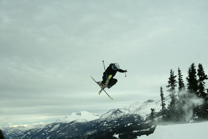 360 mute i parken på Whistlerberget. Foto: Per Nyberg. Åkare: Martin Landgren.