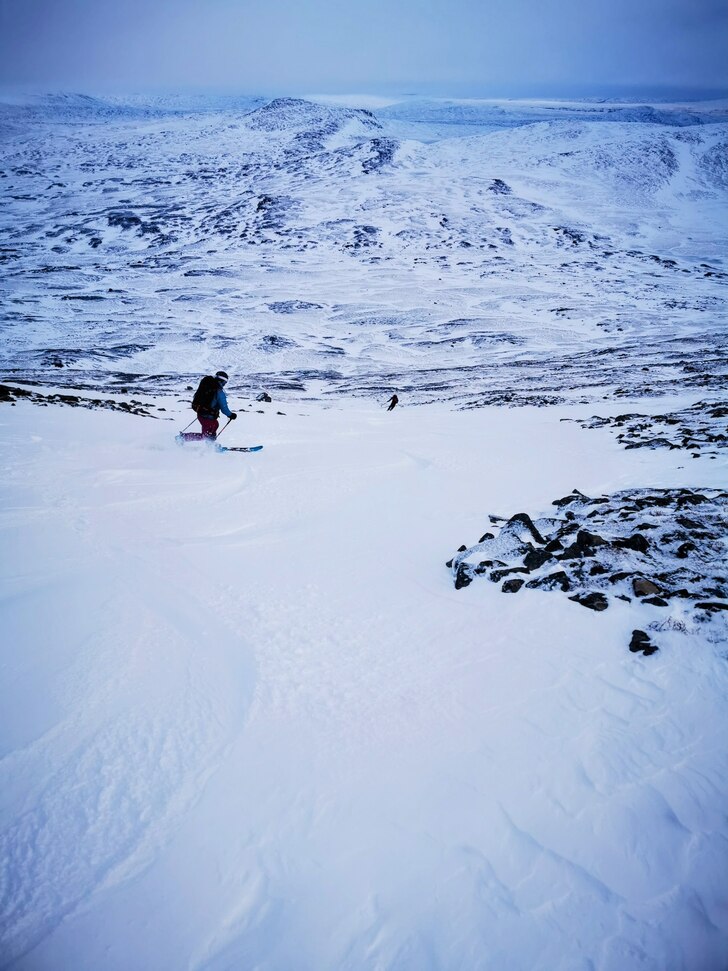 Snöfattigt är också ett säkert försäsongsåk.