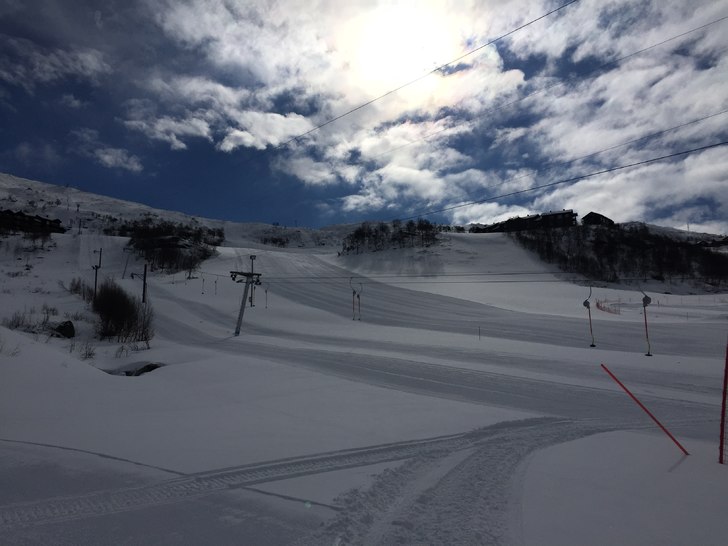 Strøkne forhold
5cm nysnø og en fantastisk dag.