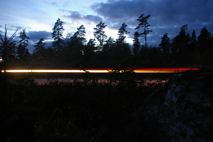 Slutartidssmet.. Foto: Jack Lundberg. Åkare: Bil.