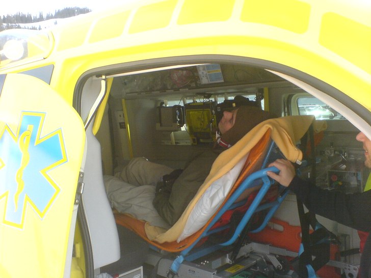 Lite mkt fart.... Foto: Joakim Persson. Åkare: Nils Pazda.