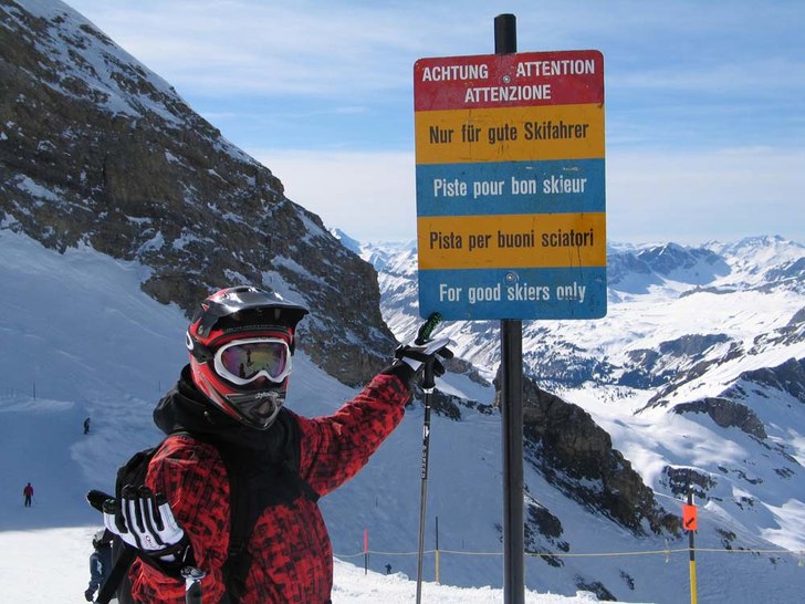 Vi tog oss ner tillslut.. Foto: Tobias Antefelt. Åkare: Seth Morrison.