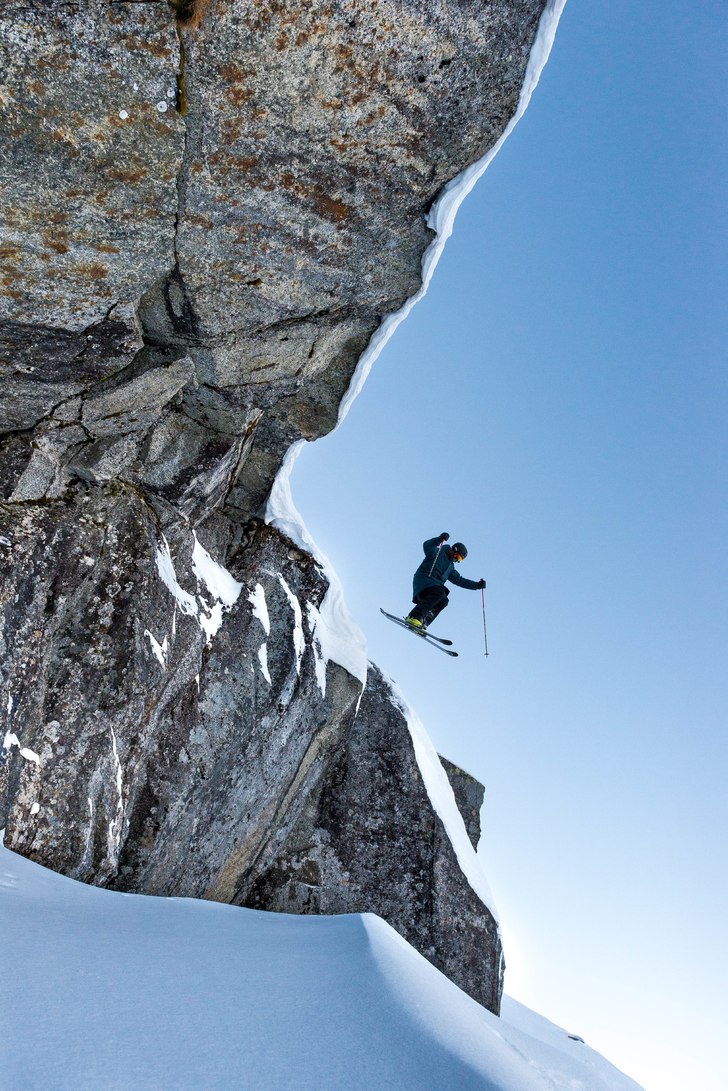 Ludvig Larsson droppar Gruvan i Uffes.. Foto: Axel Mossling.