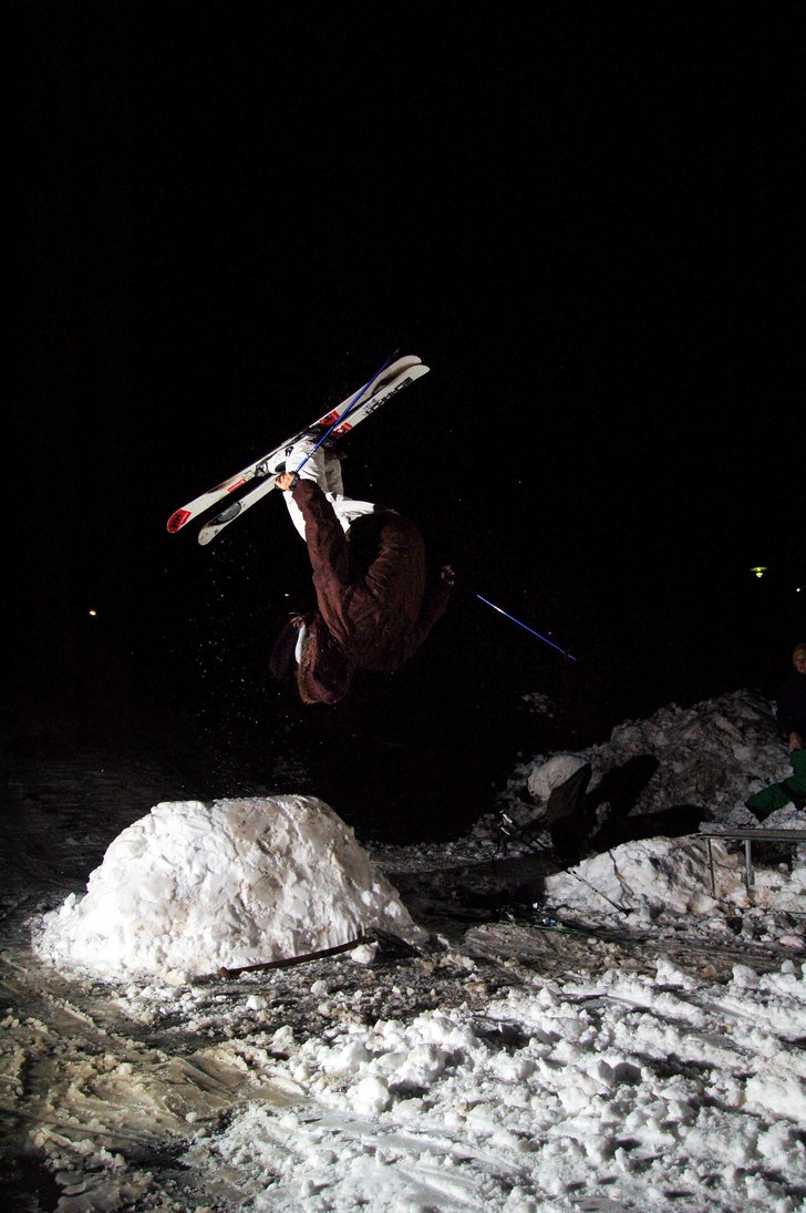 Upp och ner, André knäpper som en gud... Foto: André. Åkare: Axel (jag).